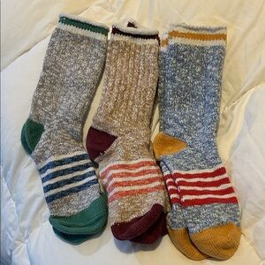 Bundle 3 pairs Free People Crew Socks